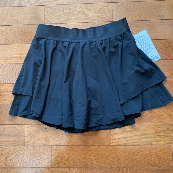 🎁Tall Lululemon High Rise Court Rival Skirt-Black - Picture 9 of 16